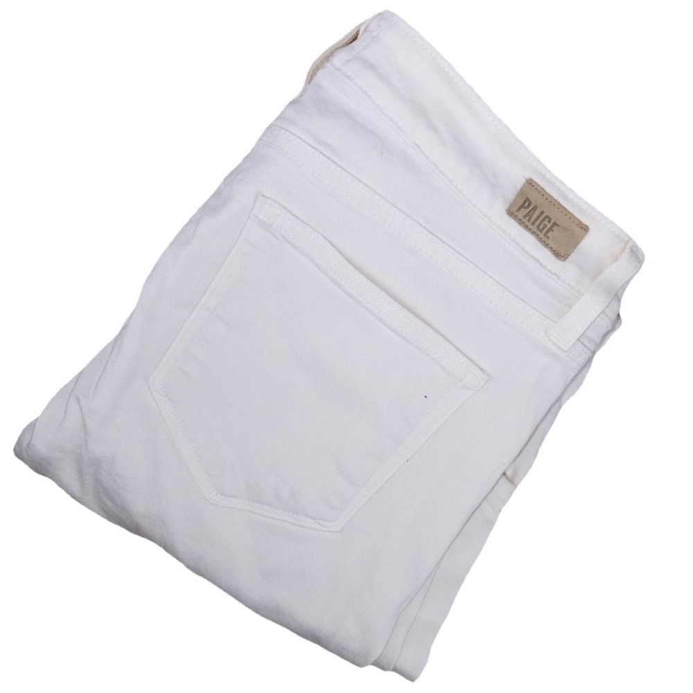 Paige Verdugo Ankle Jeans Womens 28 White Cotton Stretch Denim Pants